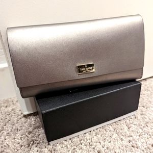Kate Spade silver wallet